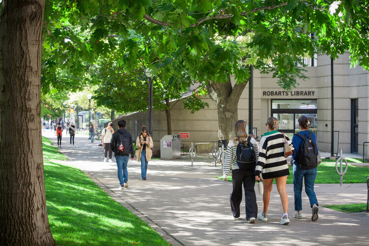 Outside Robarts Library 